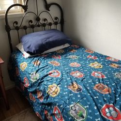 Metal Twin Beds with mattress