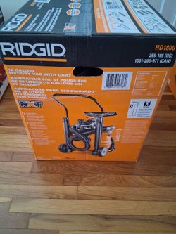 Ridgid  16 gallon  wet/dry vac