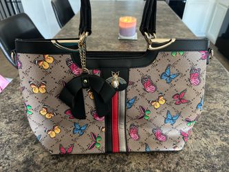 American Bee Butterfly Purse Handbag
