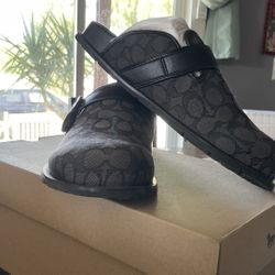 Coach Clogs Size 11 Worn Once With Receipt!
