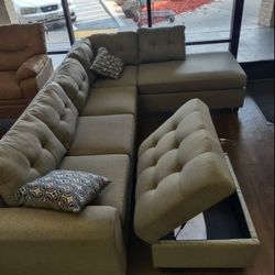 For Sale, Sectional With Ottoman.Ask for Price 
