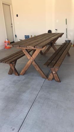 Custom picnic tables