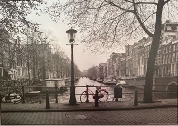 IKEA BJÖRKSTA Amsterdam Red Bicycle Giant Print