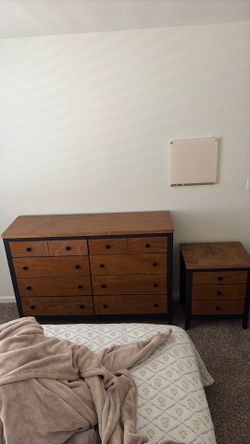Dresser with one matching nightstand