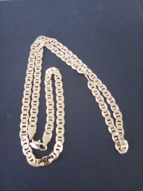 Gold 18k Plated Mariner Necklace Chain