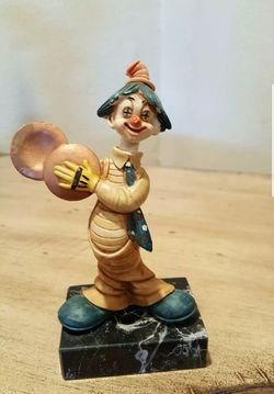 clown figurine made in italy
