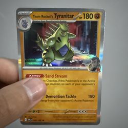 Pokemon (Team rockets tyrantir) Card