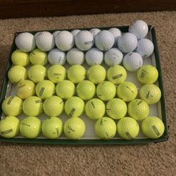 50 Golf Balls Titleist Avx In Good Condition 