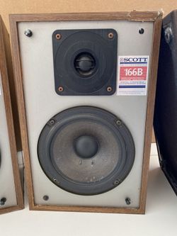 HH SCOTT 166 B Loudspeaker System. Vintage Wide Range Speakers