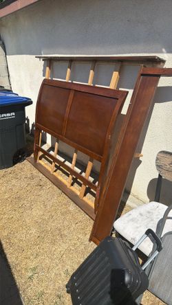Used Bed Frame Made From Real Wood
