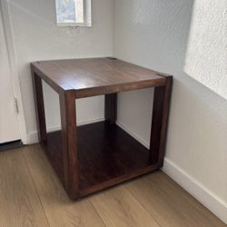 End Table, Solid Wood