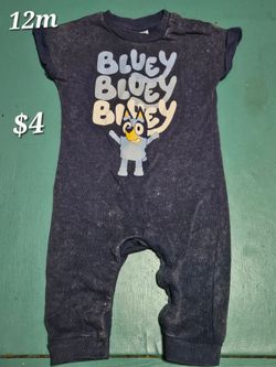Bluey Baby Romper 12 Months