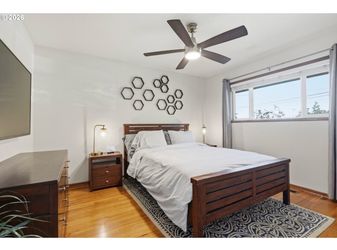 Queen solid wood frame and mattress