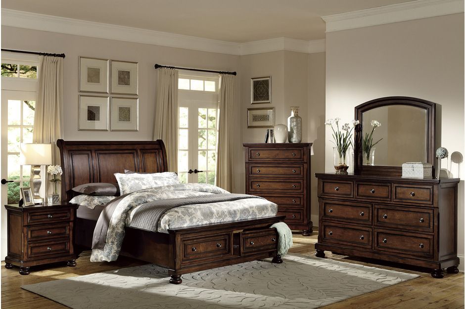 4 Pieces Queen Bedroom set