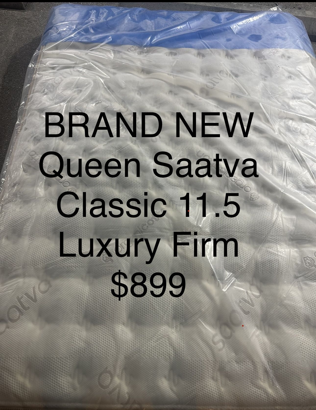 Luxury Saatva & Tempur-Pedic Mattresses – 50-80% Off! • Brand New, Minor Blemishes (Nothing That Affects Comfort) • King, Queen, Full, T