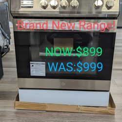 Brand New QG 5.8cu Slide-in Electric Range 