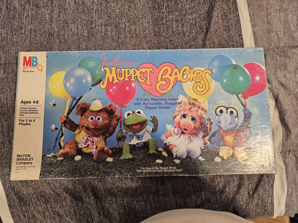 1984 Muppet Babies Board Game