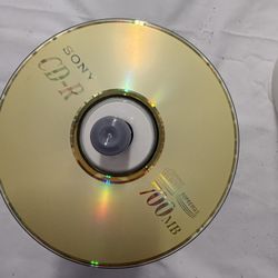 Blank CD's Sony Gold CD-R 700MB