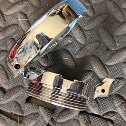 New OE Type Flip Top Chrome Gas Cap Fuel Tank Cap Triumph TR3 TR3A to TS60000