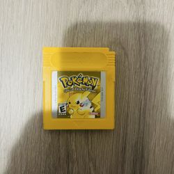 Game boy Pokémon Yellow: Special Pikachu Edition Game
