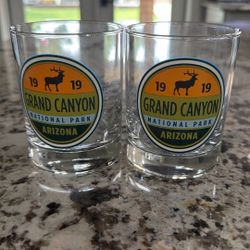 souvenir whiskey / rocks glasses from Grand Canyon N