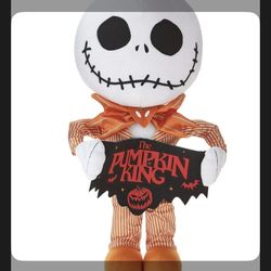 New Porch Greeter Jack Skellington Disney 9.44 in x 7.08 in x 18.50 in 1.04 lb – Indoor/Outdoor Decoration nightmare before Christmas