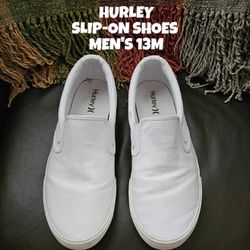 HURLEY SLIP-ON SHOES, MEN'S 13M 