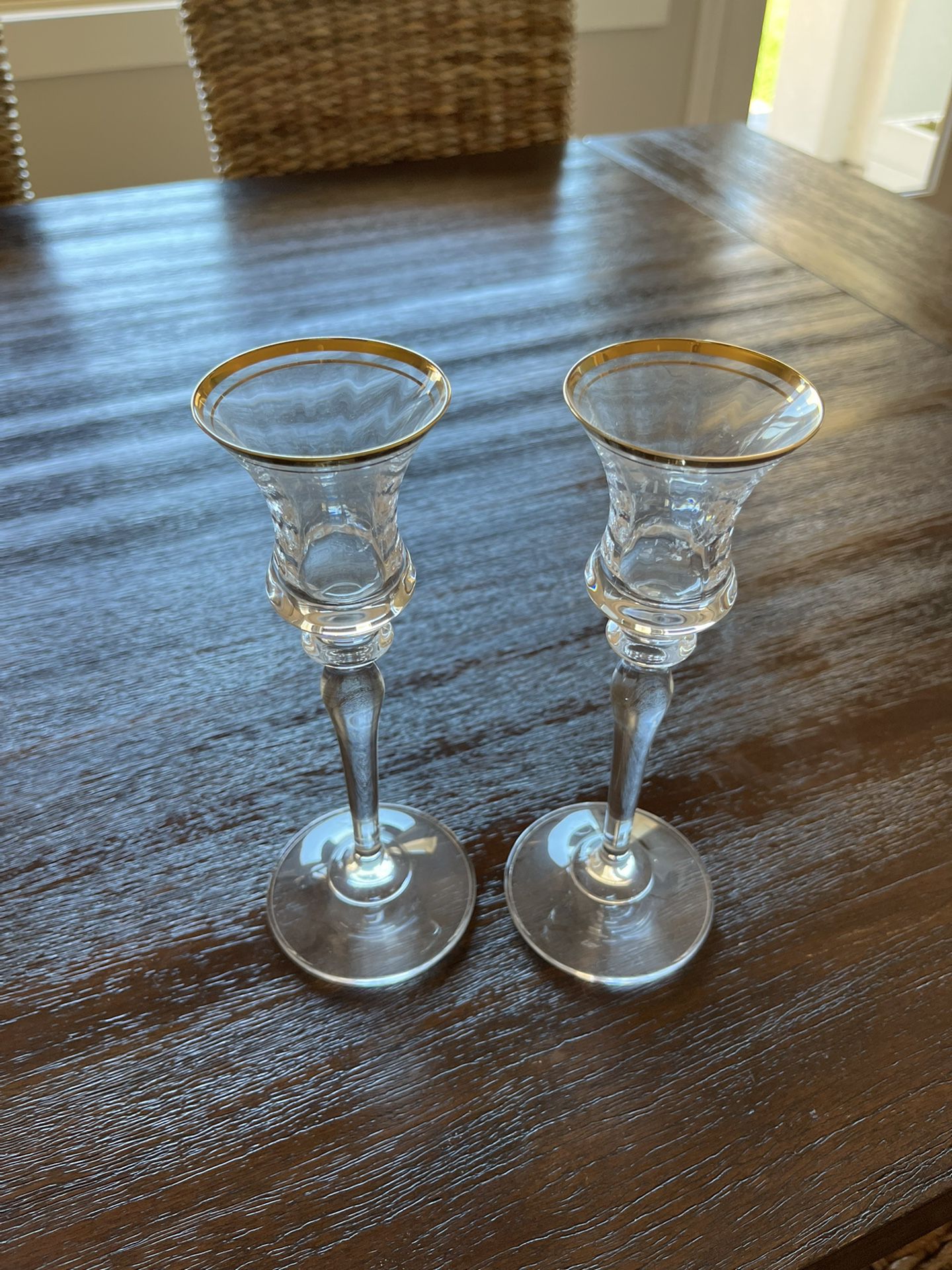Pair Crystal “MIKASA Slovenia Champagne Glasses for Sale in Newark, CA -  OfferUp