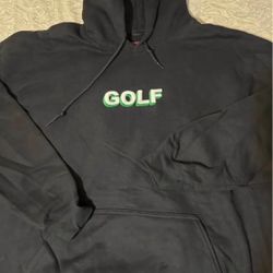 Golf Wang 3D Logo Chromakopia Green Hoodie Black XL
