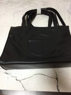 Telfar black shopping bag(medium-sized)