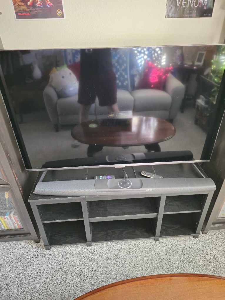 55" 4K TCL Roku Mini LED TV And Polk Alexa Enabled Soundbar And Subwoofer