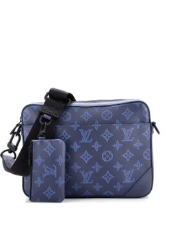 Louis Vuitton Pre-Owned Duo | Messenger Bag | Monogram Shadow Leather Crossbody Bag