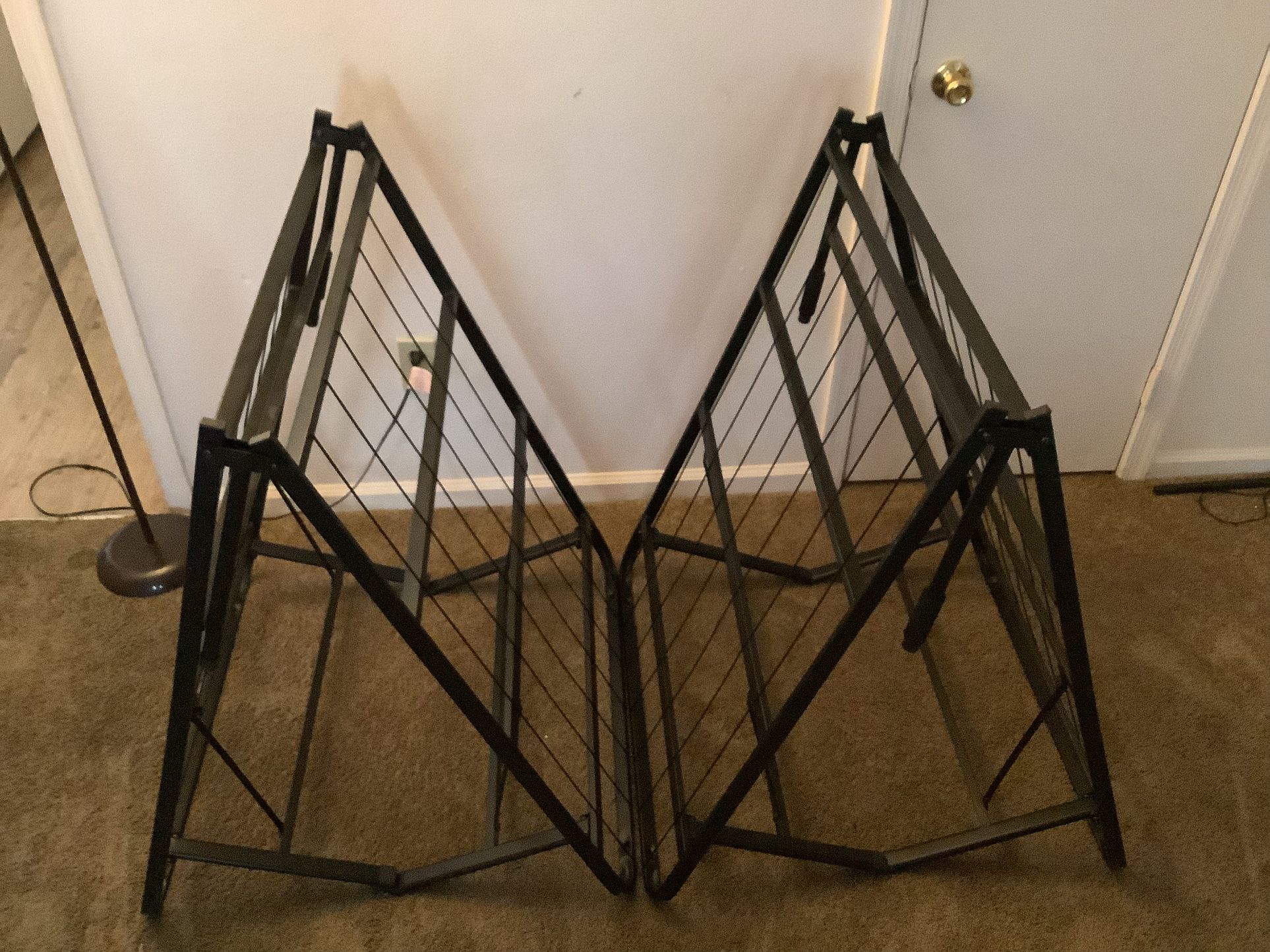 Foldable Metal Platform Bed Frame Queen Size