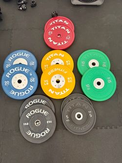 Rogue / Titan Competition Bumper Weight Plates
