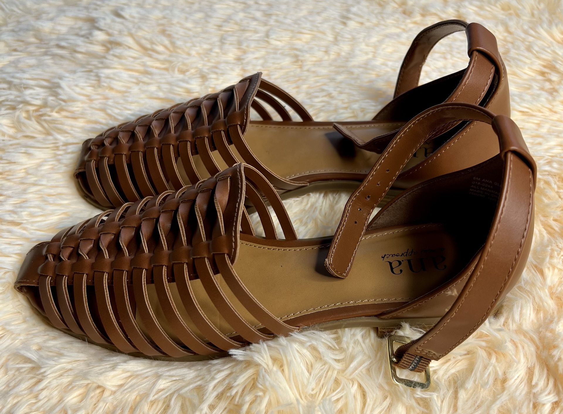 a.n.a Womens Graclie Strap Sandals 6M