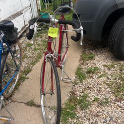 Road Red Bike 