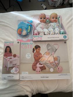 Perfectly Cute Twin Baby Doll Bundle – $65 Firm