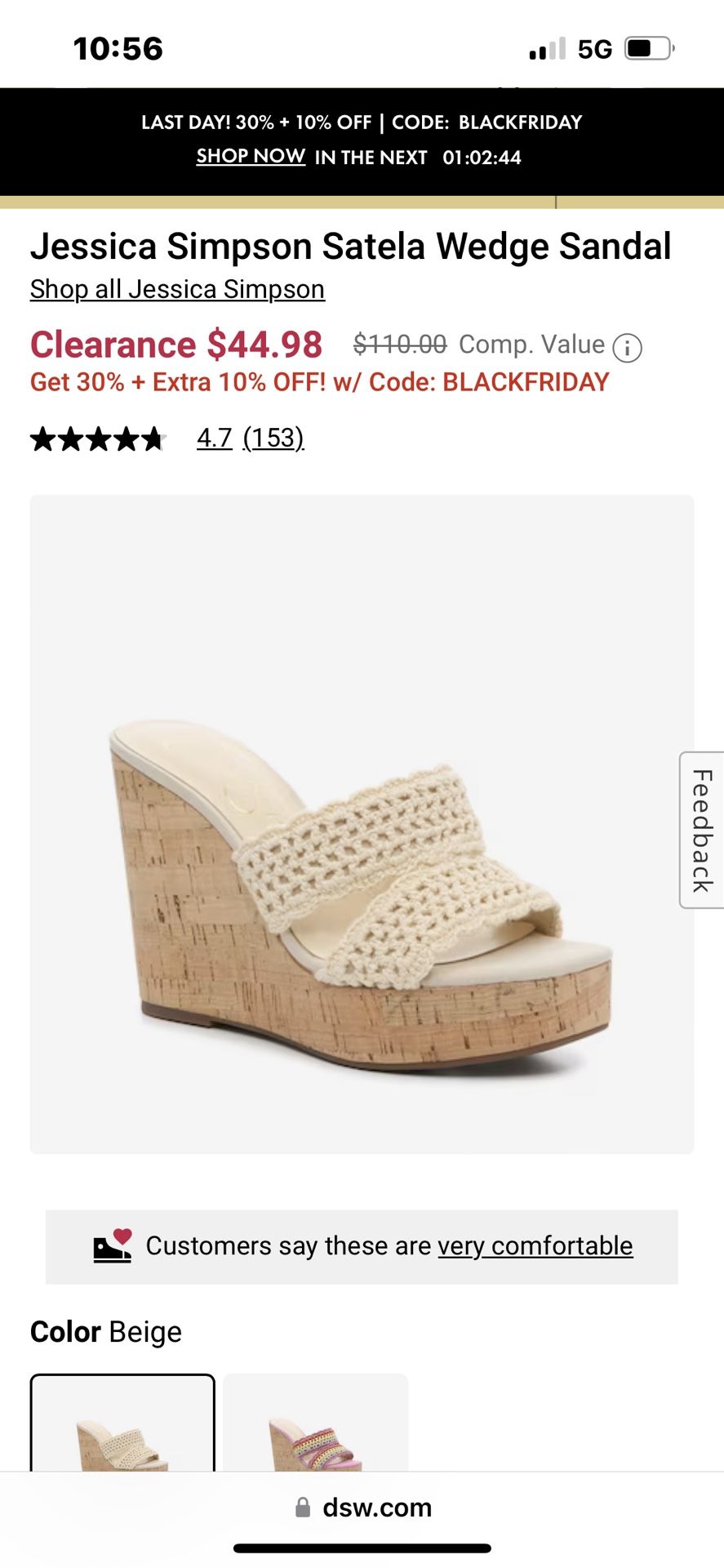 Jessica Simpson Wedge Sandals 