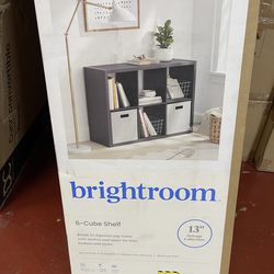 6 Cube Organizer Black Oak - Brightroom