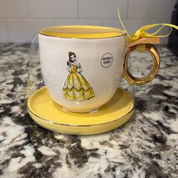 Rae Dunn Disney Princess Belle Mug Cup
