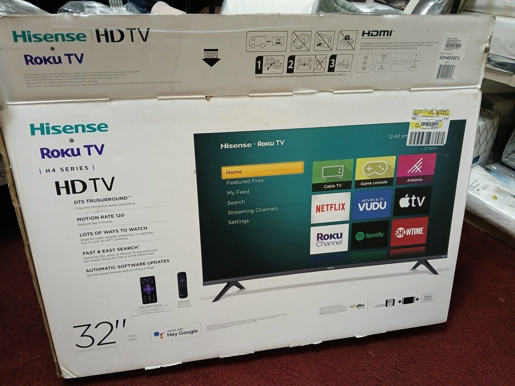 Hisense 32" Roku Smart TV *NEW