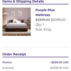 Purple Plus Mattress