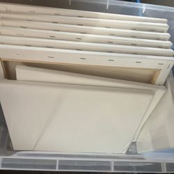 Blank Paint Canvasses