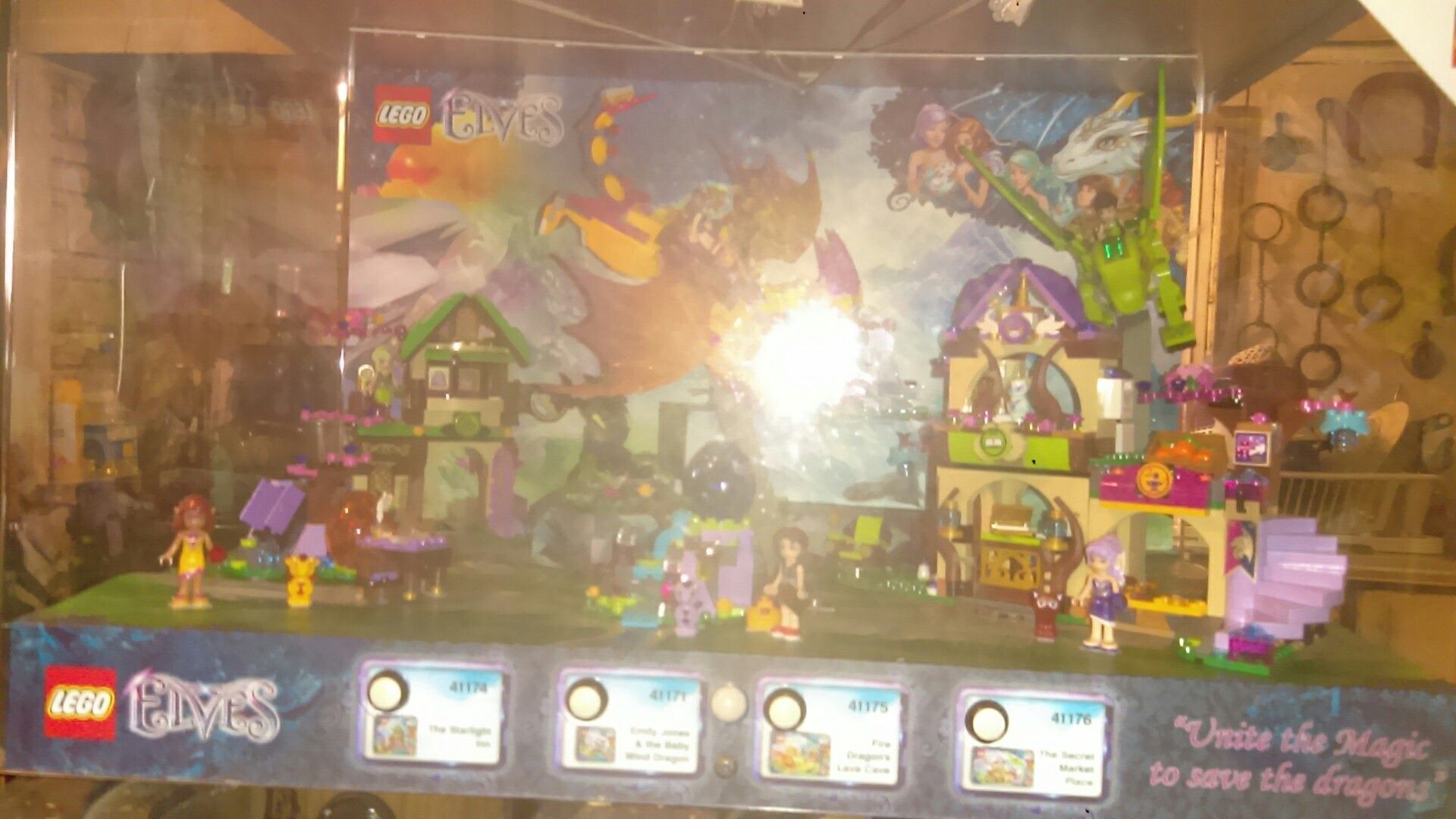 Lego elves target display