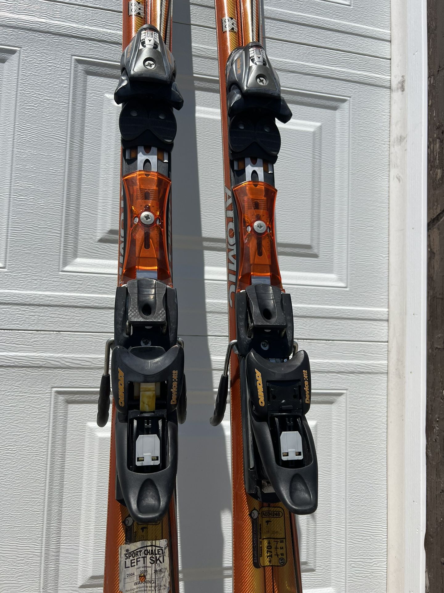 Atomic Beta Carv C:9 C9 18 Skis 170 170CM W/ Atomic Device 412