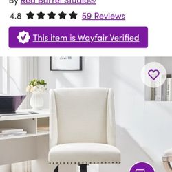 Swivel Chenille Deep Seating Task Chair