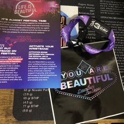 Life Is Beautiful GA Wristband 