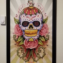Sugar Skull ART FRAMED