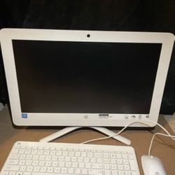 All In One HP 20” PC 8GB RAM 500 GB SSD 