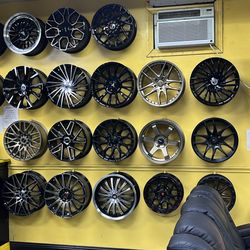 COMPACT CAR WHEELS AND TIRES $40 DOWN 